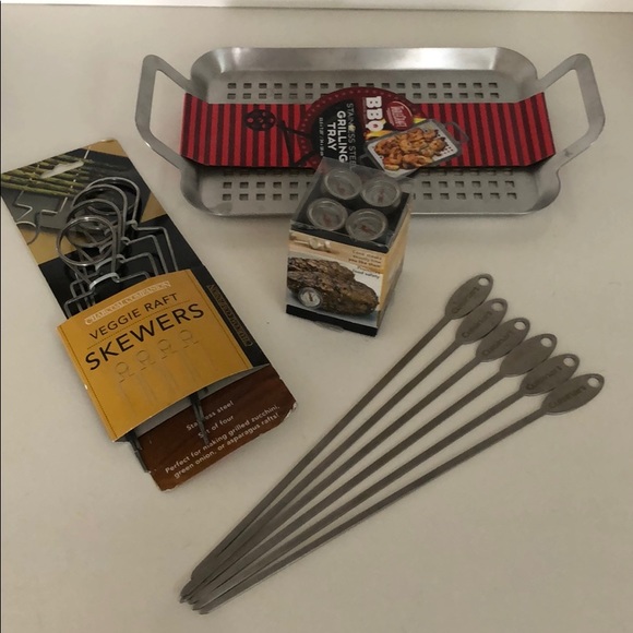 Cuisinart Other - CUISINART skewers + BBQ Grilling Tools set